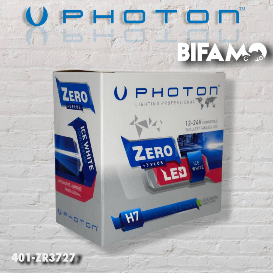 PHOTON ZERO H7 ICE WHITE +3 PLUS FANSIZ LED 12V-24V