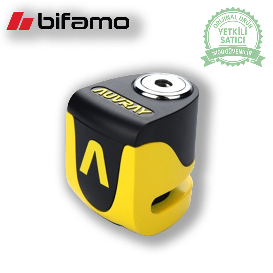 Auvray B-LOCK 06 MINI Rechargeable Alarm Disc Lock – 120 dB Sound Security System
