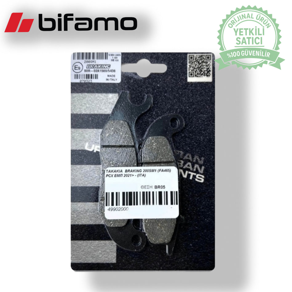 Braking 200SM1 Motorcycle Brake Pad – High Performance Organic Front Pad