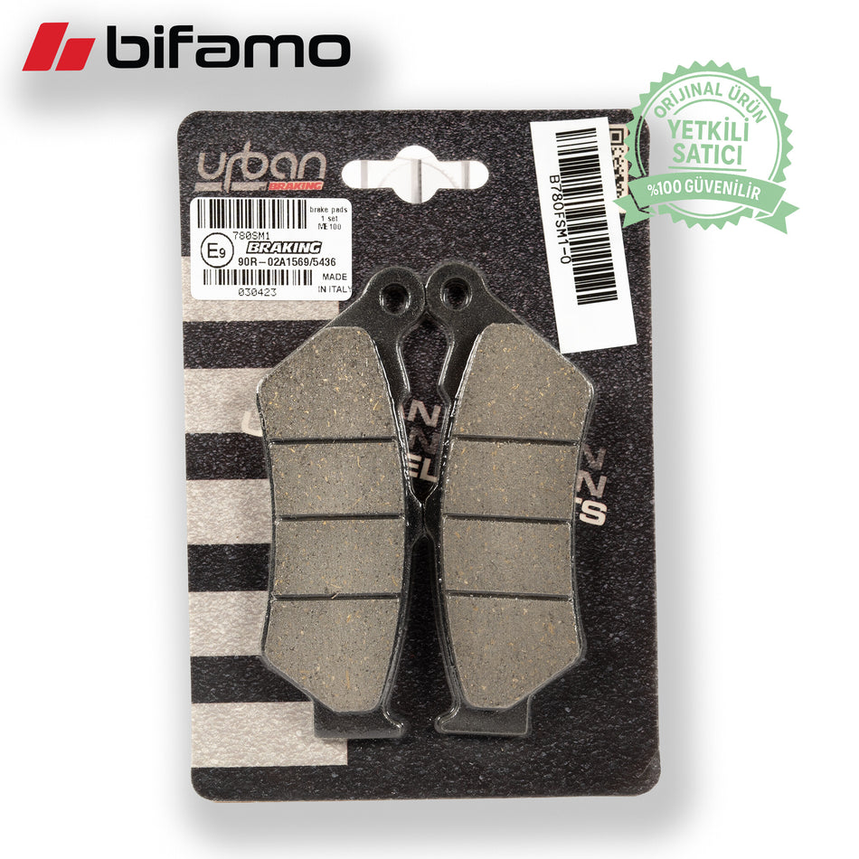 BRAKING 780SM1 SEMI METALLIC BRAKE PAD