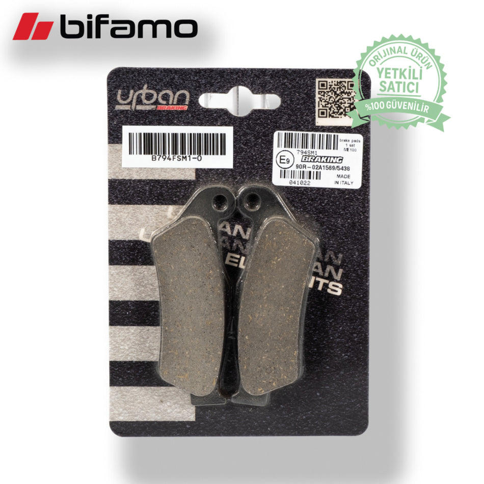 BRAKING 794SM1 SEMI-METALLIC REAR BRAKE PAD