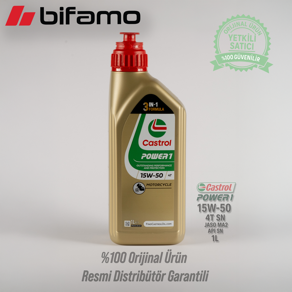 Castrol Power 1 15W-50 4T 1L