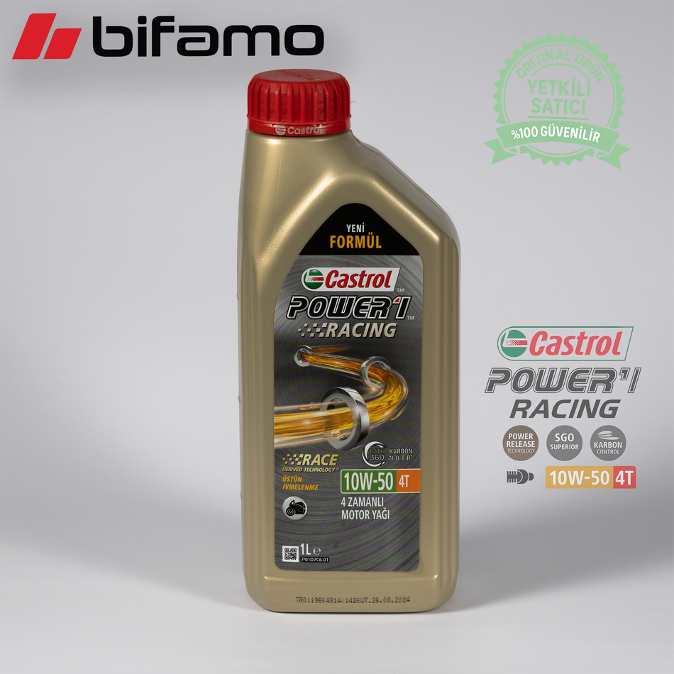 Castrol Power 1 Racing 10w50 High Performance 4-Stroke Engine Oil