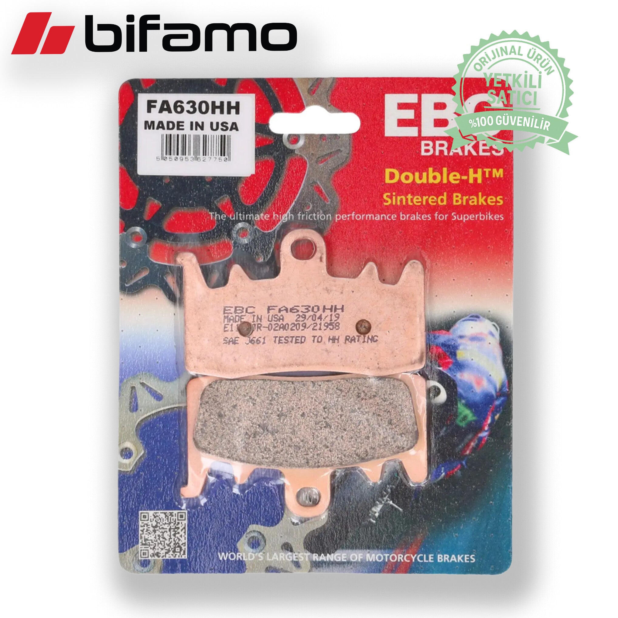 EBC FA630HH Sinterli Motosiklet Fren Balata