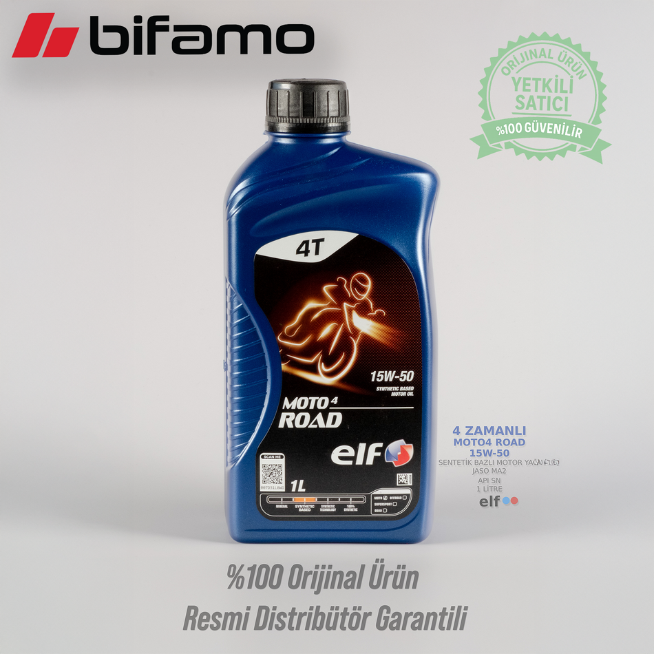 Elf Moto4 Road 15W-50 4T 1L