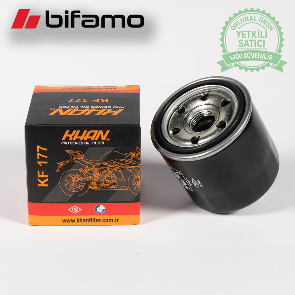 Khan KF177 Motorcycle Oil Filter