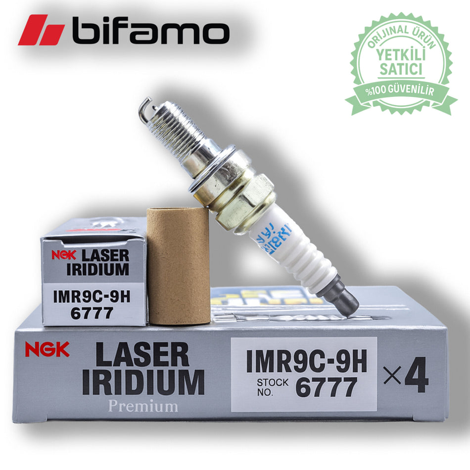 NGK IMR9C-9H (6777) Laser Iridium Spark Plug – Honda Motorcycle Compatible (1 piece)