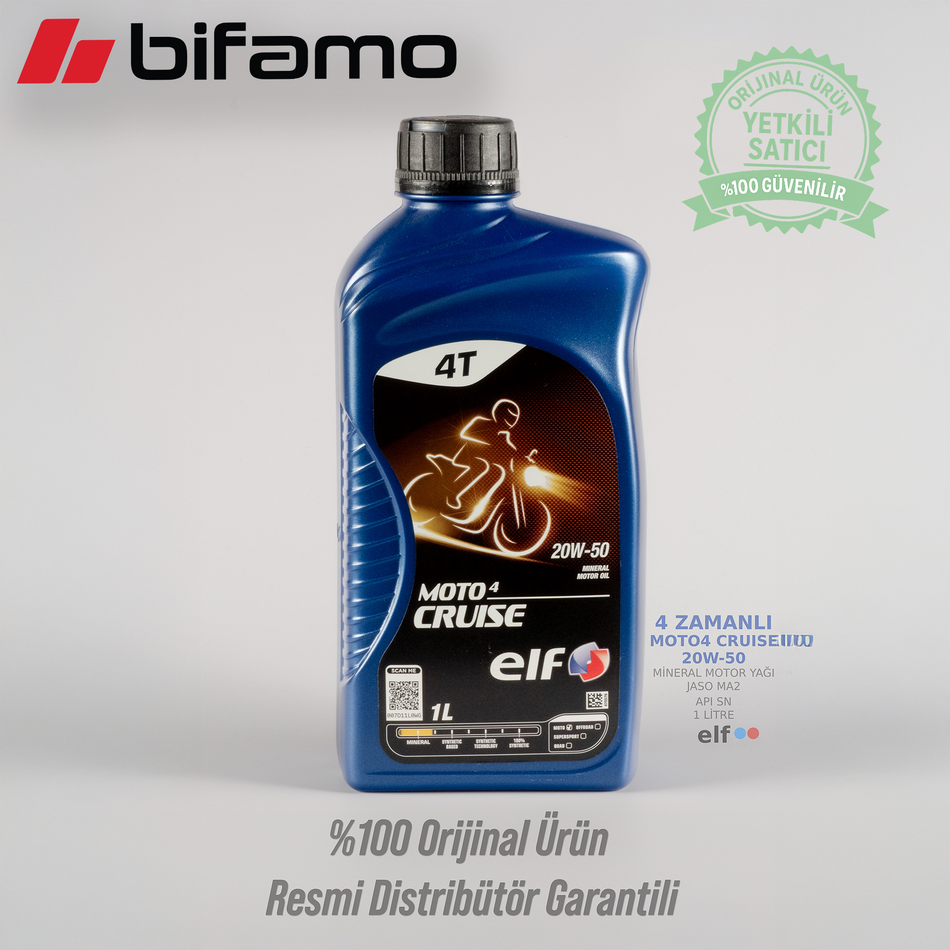 Elf Moto4 Cruise 20W-50 4T 1L
