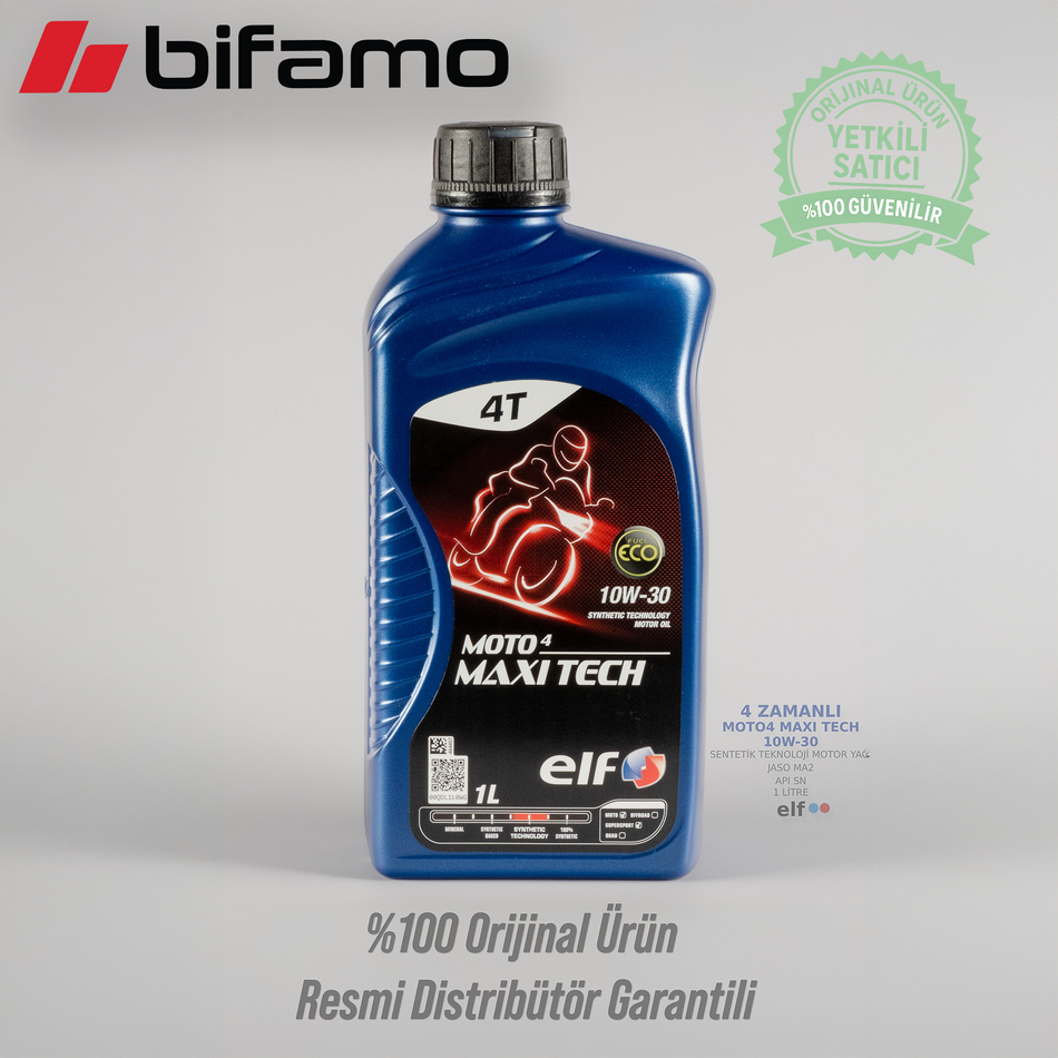 Elf Moto4 Maxi Tech 10W-30 4T 1L
