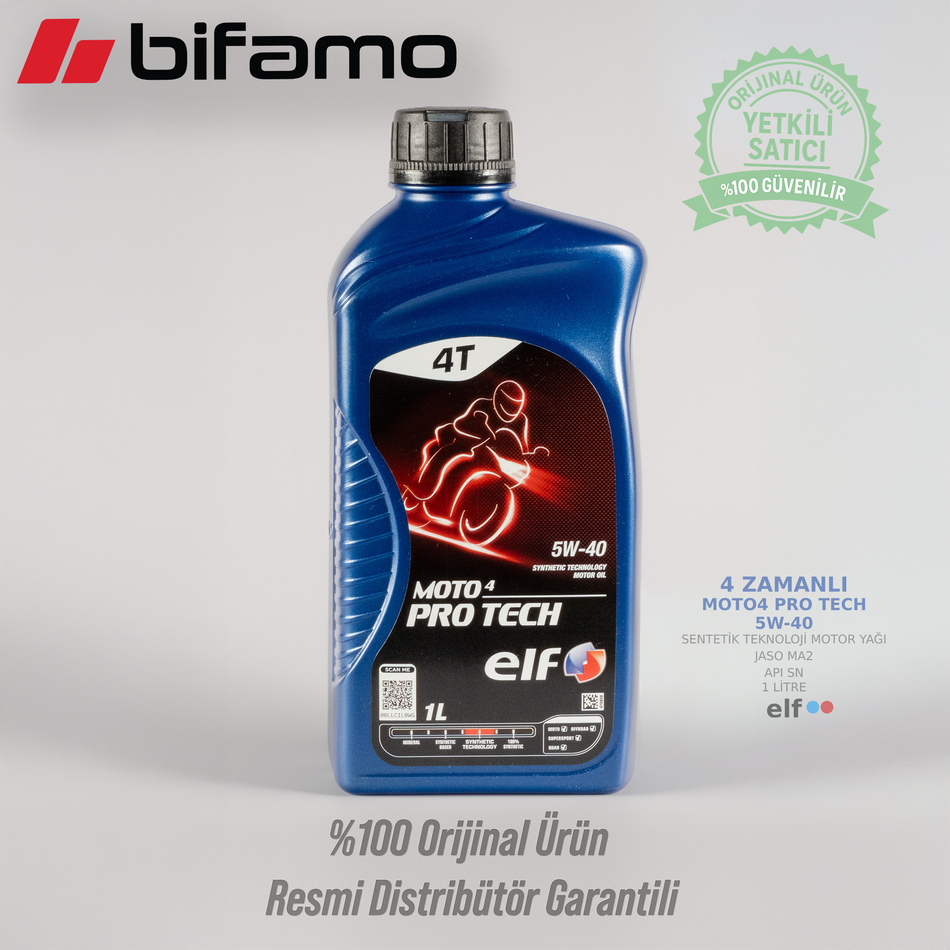 Elf Moto4 Pro Tech 5W-40 4T 1L (BMW)
