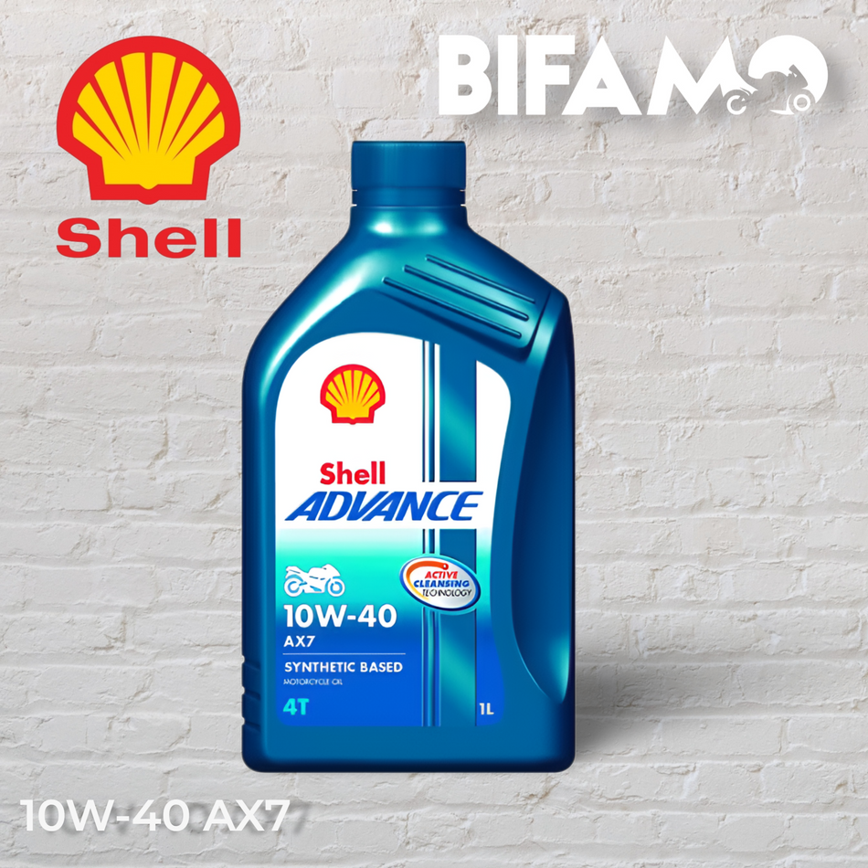 SHELL ADVANCE 4T  10W-40 AX7 1L