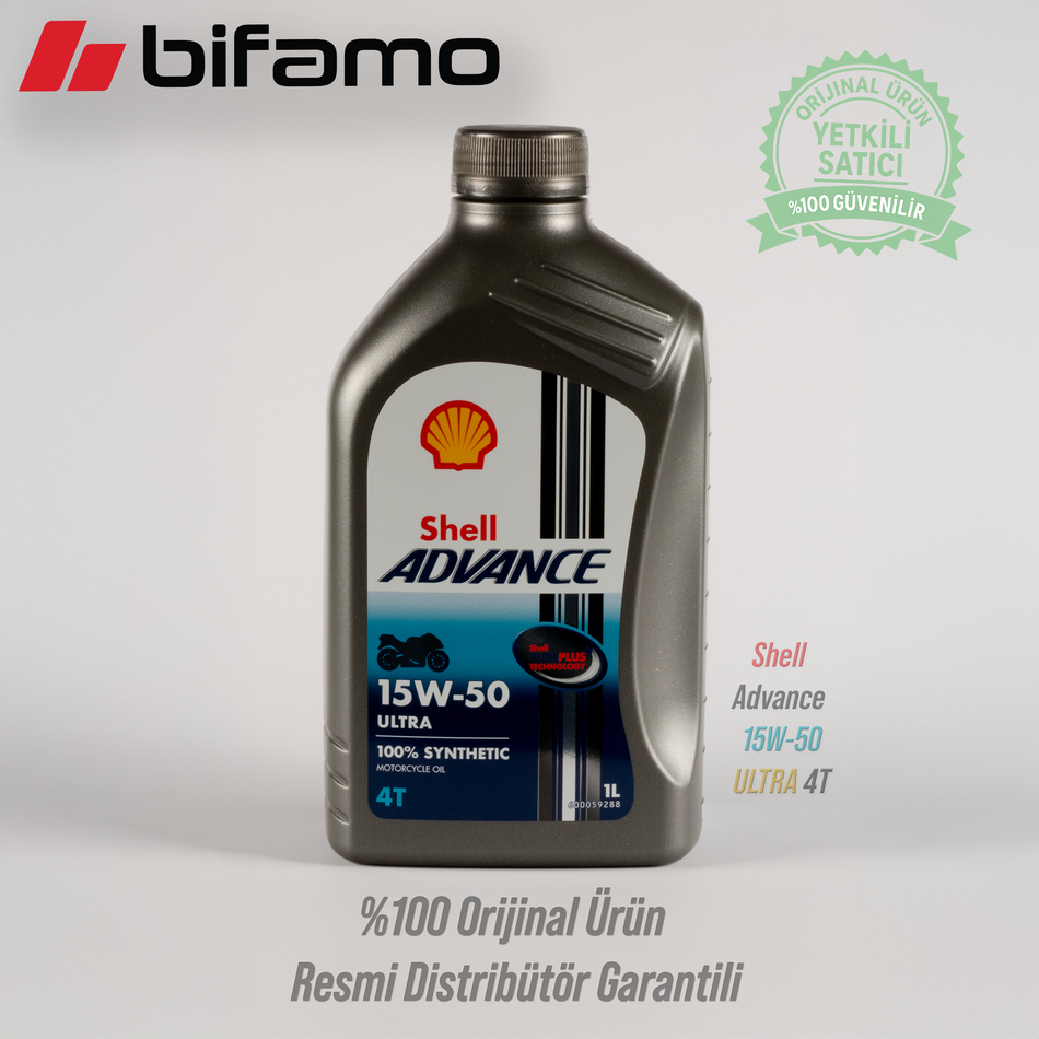 SHELL ADVANCE 4T ULTRA 15W-50 1L